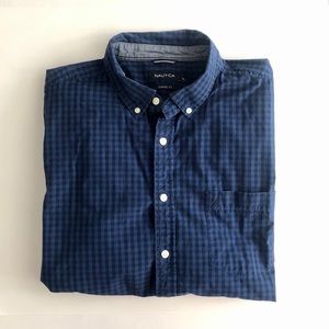 Nautica | gingham long-sleeve button down